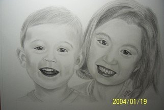 Dorothy Nuckolls; Taylor And Tanner Watts , 2007, Original Drawing Pencil, 14 x 11 inches. 