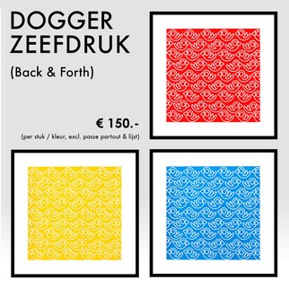 Danny Dogger; Back And Forth Silkscreen..., 2015, Original Printmaking Other, 30 x 30 cm. Artwork description: 241  birds by dogger art ...