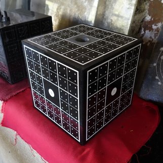 Duncan Laurie; Radionic Cube F15, 2016, Original Sculpture Granite, 8 x 8 inches. Artwork description: 241  8