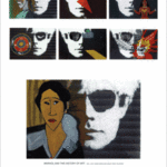 Durga Kainthola; Warhol And The History Of Art, 2001, Original Mixed Media, 4 x 6 inches. 