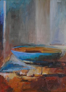 Dusanka Badovinac; Dish, 2010, Original Painting Oil, 50 x 70 cm. 