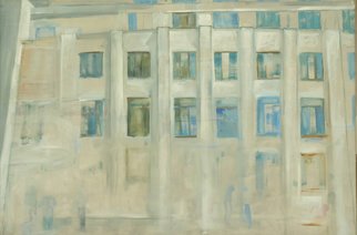 Dusanka Badovinac; Windows, 2011, Original Painting Oil, 120 x 80 cm. Artwork description: 241    painting, art, architecture, windows, building   ...