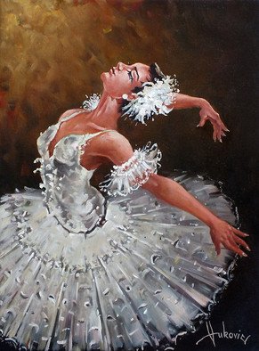 Dusan Vukovic; Ballerina  , 2015, Original Painting Oil, 30 x 40 cm. Artwork description: 241 ballerina, ballet, figurativ, realism, oil on canvas, original painting, dusanvukovic...