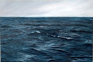 Edna Schonblum; High Sea Number 18, 2020, Original Painting Oil, 60 x 40 cm. Artwork description: 241 oil painting from a high sea view.  ...