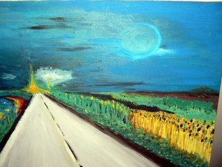 Edward Stanley; A Smooth Road, 2003, Original Painting Oil, 16 x 12 inches. Artwork description: 241  Someone once complained that life was a bumpy road. . . so i painted them a smooth one. ...