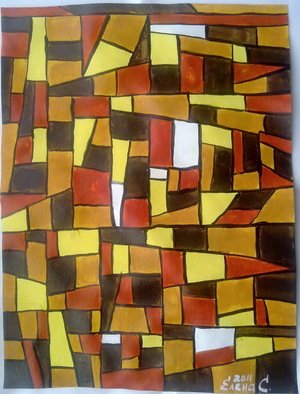 Elena Solomina; AFRICA, Group Of Gerafes, 2011, Original Painting Acrylic, 12 x 16 inches. Artwork description: 241    Africa, Froup of Gerafes      ...