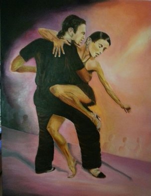 Eli Gross; Tango, 2014, Original Painting Oil, 60 x 80 cm. Artwork description: 241  High quality scan printed on Canvas - 1200USD...