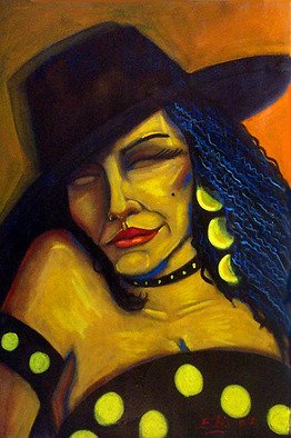 Elio Lopez; Mujer Con Sombrero 2, 2007, Original Painting Oil, 26 x 30 inches. Artwork description: 241  Oil on canvas ...