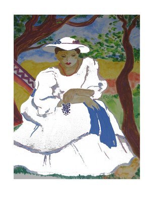 Evie Tirado; Woman In White, 2009, Original Printmaking Giclee, 16 x 20 inches. Artwork description: 241   printed on high quality photo paper ...