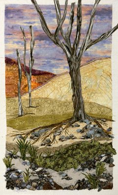 Carol Brown; Desolate Creation, 2009, Original Fiber, 17 x 30 inches. 