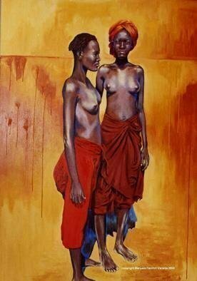 Manuela Facchin Varalda, 'Africa', 2004, original Painting Oil, 32 x 47  x 1 inches. Artwork description: 1758  original artwork unique piece cm 80 x 120...
