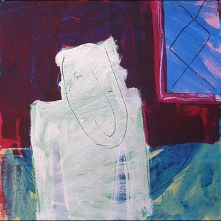 Jean Chevalier; UP EARLY, 2009, Original Painting Acrylic, 20 x 20 inches. 