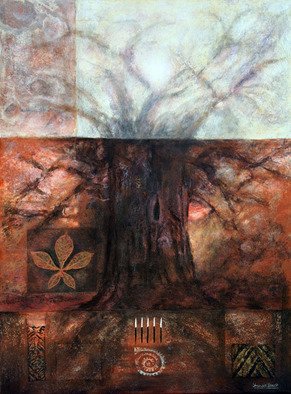 Frank Black; Giant Baobab Tree 2, 2011, Original Mixed Media, 0.8 x 2 m. Artwork description: 241    Collage, multi layering texture rich.       ...