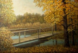 Tatiana Fruleva; Beginning Of Autumn, 2014, Original Painting Oil, 11.8 x 7.8 inches. Artwork description: 241  Landscape in the style of an ideal of realism. Picture imeeet warm, positive energy and provides the therapeutic effect....
