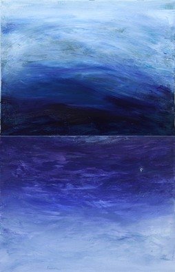Deborah Brown; Oceans, 2012, Original Painting Acrylic, 18 x 28 inches. Artwork description: 241  Our heavens reflect the depth of oceans ...