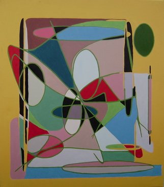America Ramos Marble; Rainbow Fan, 2007, Original Painting Acrylic, 40 x 46 inches. Artwork description: 241  one of a kind ...