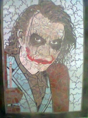 Graham Dutton; Heath Ledger As Joker, 2014, Original Ceramics Handbuilt,   inches. Artwork description: 241  heath ledger done in tiles ...