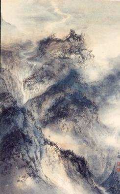 Grace Auyeung; CosmicVision2, 2001, Original Painting Other, 12 x 19 inches. Artwork description: 241 This painting was done with Chinese ink and color on paper. The landscape reflects an image of the Mind rather than the physical reality. ...