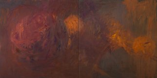 Marcia Freedman; Traveling 2, 2011, Original Painting Oil, 96 x 48 inches. Artwork description: 241  Traveling 2 is an oil painting on canvas that was informed by landscape and the figure.                         ...