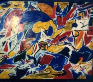 Paul Fucci; Untitled, 1998, Original Painting Acrylic, 48 x 36 inches. 