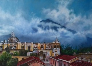 Hugo Gramajo; Cielo De Antigua, 2015, Original Painting Acrylic, 70 x 50 cm. 