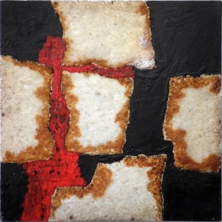 Hannes  Hofstetter, 'Cross Catalysis', 2003, original Painting Other, 60 x 60  x 3 cm. Artwork description: 1758 Catalysis, workgroup Crosses, Salt fixed with acrilic, linseed oil on plywood...