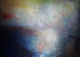 Iana Sophia; Outbound, 2016, Original Painting Oil, 100 x 73 cm. Artwork description: 241 Abstract, Landscape, ...