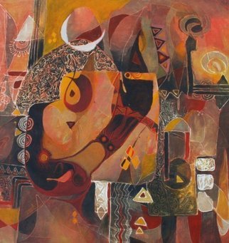 Al Shaikh Aldaw; Abstract, 2010, Original Painting Acrylic, 90 x 90 cm. Artwork description: 241  acrylic on canvas ...