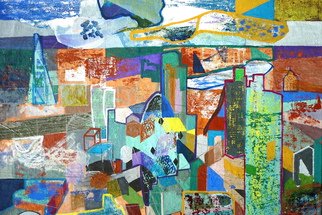 Ignacio Crespo; London, 2014, Original Painting Acrylic, 70 x 65 cm. Artwork description: 241       Acrylics and oils on canvas. Acrylics, Modernism, figurative, Cities, Places, Buildings        ...