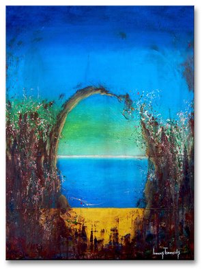 Ioannis Tsaousidis; The Seaside, 2015, Original Painting Acrylic, 23.6 x 31 inches. 