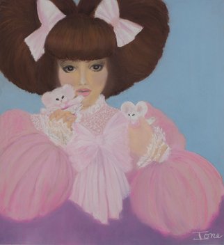 Ione Citrin; Pink Lady, 2012, Original Pastel, 22 x 24 inches. Artwork description: 241   22