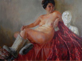 Irina Petruhina; Baby Get Lost, 2016, Original Painting Oil, 80.5 x 60 cm. 