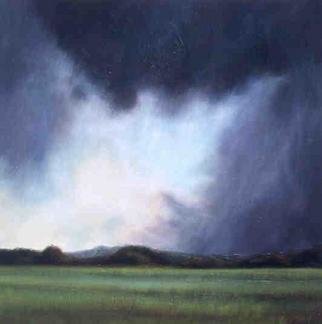 Ian Sheldon; Big Flurry Square 2, 2004, Original Painting Oil, 36 x 36 inches. 