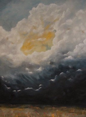 Vasil Vasilev; Cloudscape 5, 2014, Original Painting Oil, 36 x 48 inches. 