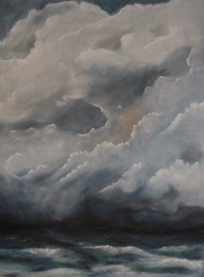 Vasil Vasilev; Cloudscape 6, 2014, Original Painting Oil, 36 x 48 inches. 