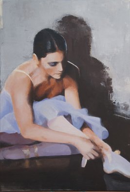 Ivan Riis; Ballerina, 2011, Original Painting Acrylic, 60 x 90 cm. 