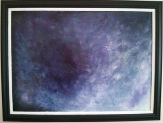 Caroline Lapierre; Universe, 2014, Original Painting Acrylic, 38 x 27 inches. Artwork description: 241  A universe. A galaxy. Mysteries and profoundness between those layers of purple colors that takes you far away from your reality, from your present. Like a galaxy, the colors and vibrations of the texture brings you to a new level of introspection, where you meet beauty and ...