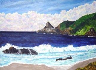 James Parker; Mazunte Beach, 2003, Original Painting Acrylic, 24 x 18 inches. Artwork description: 241 The beaufiful coast of Mazunte Beach, Mexico is depicted in the afternoon sun. In the distance is Punta Comita, the southern most point in the state of Oacaca. ...