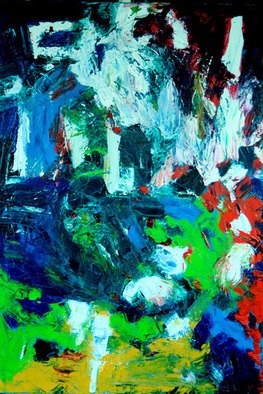 Jan Skorb; Abstract A, 2006, Original Painting Acrylic, 24 x 36 inches. Artwork description: 241 Donation for Gates Org. ...