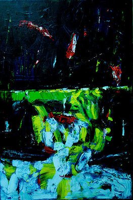 Jan Skorb; Abstract B, 2006, Original Painting Acrylic, 24 x 36 inches. 