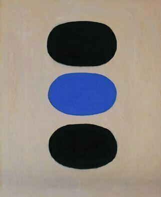 Jan-Thomas Olund; Opus 10, 2020, Original Painting Oil, 50 x 61 cm. Artwork description: 241 A painting of meditation and simplicity included in the seriesOpusa musical term.  The artwork is a minimal expression Oil on canvas. ...