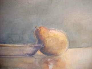 Jennifer Coleman Bryant-Wieber; Fruit Study, 2003, Original Painting Other, 14 x 8 inches. Artwork description: 241 Still life study on linen stretched over oak, constructed with guache. ...