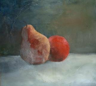 Jennifer Coleman Bryant-Wieber; Red Orange Variety, 2003, Original Painting Oil, 28 x 28 inches. Artwork description: 241 red and orange textured still life...