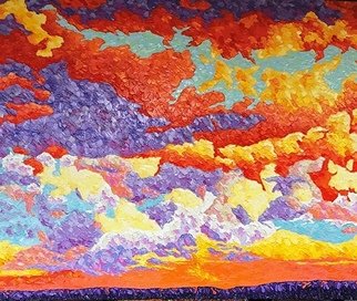 Jeffrey Ferst; New Dawn, 2018, Original Painting Oil, 72 x 60 inches. Artwork description: 241 Colorful abstract landscape of the southwest desert I call home. ...