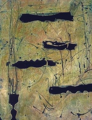 John Vasiliou; Teslin IV, 2003, Original Painting Other, 19 x 25 inches. Artwork description: 241 Acrylic, enamel and aquarelle crayon; matte varnish on archival paper. Unframed...