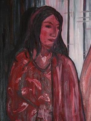 Jaime Hesper, 'Waiting', 2004, original Painting Oil, 24 x 36  x 1 inches. Artwork description: 1911 oil on canvas.  Thick texture, bold brushstrokes....