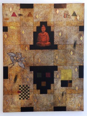 Jim Mroczkowski; There Is A Chasm Between ..., 2012, Original Mixed Media, 36 x 48 inches. 