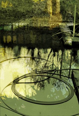 Joan Shannon; Lock Water, 2007, Original Photography Other, 8 x 10 inches. Artwork description: 241  A sandwich : a photograph and acrylic painting ...