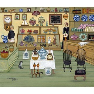Janet Munro, 'Mary Nyes Shop', 2015, original Giclee Reproduction, 14 x 12  inches. Artwork description: 1911  Mary Nye's ShopThese certified archival giclee reproductions are made with the most advanced technology. They retain the minute detail, subtle tints, blends and feel of the original painting - and are of the same high quality as gicle prints being shown in major museums and galleries, ...