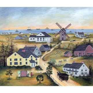 Janet Munro; Old Mill On Nantucket, 2015, Original Giclee Reproduction, 14 x 12.5 inches. Artwork description: 241  Old Mill on NantucketThese certified archival giclee reproductions are made with the most advanced technology. They retain the minute detail, subtle tints, blends and feel of the original painting - and are of the same high quality as gicle prints being shown in major museums and galleries, ...